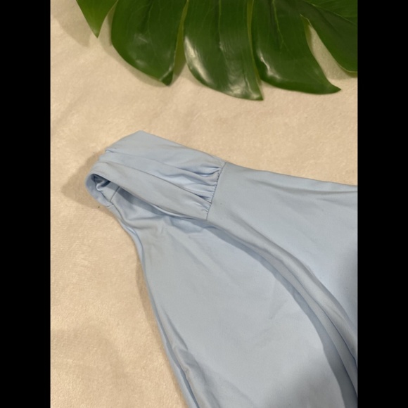 NWT $44 Becca Color Code Shirred Bikini Bottoms in STL Blue [ SZ‎ XL ] - Picture 5 of 11